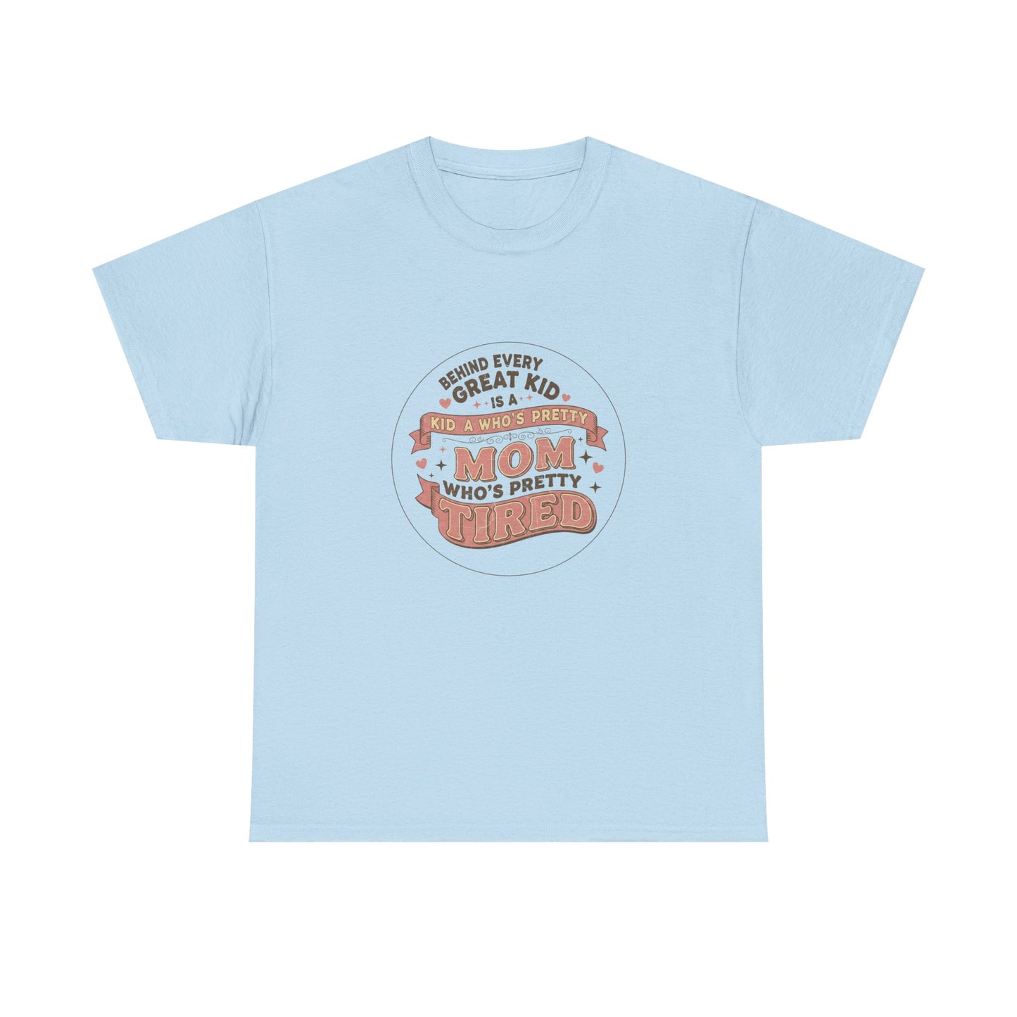 Pretty Tired Mom T-Shirt Funny Vintage Tee Gift for Mom Women Funny Mom Shirt