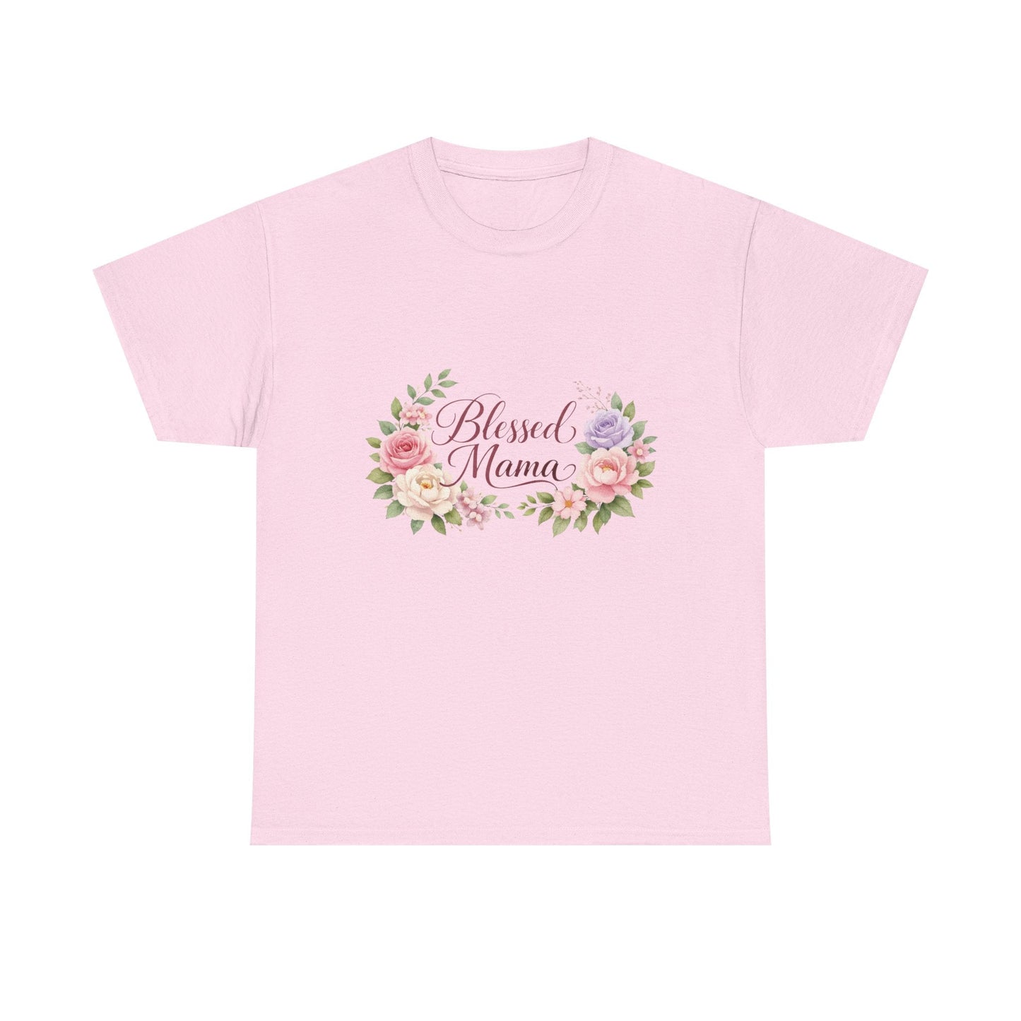 Blessed Mama Floral T-Shirt – Mother's Day Gift for Mom