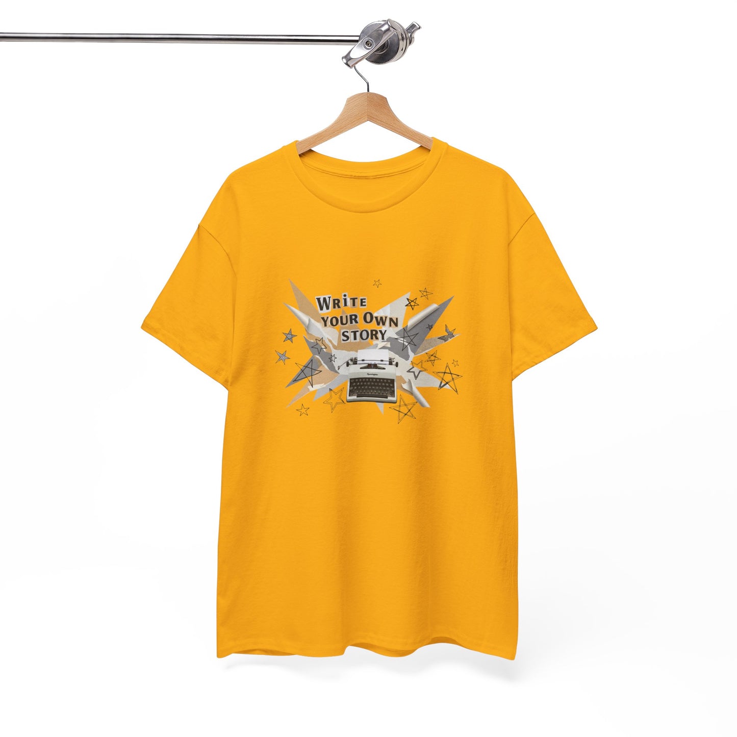 Write Your Own Story T-Shirt — Typewriter Graphic Tee Writer Gift Inspirational