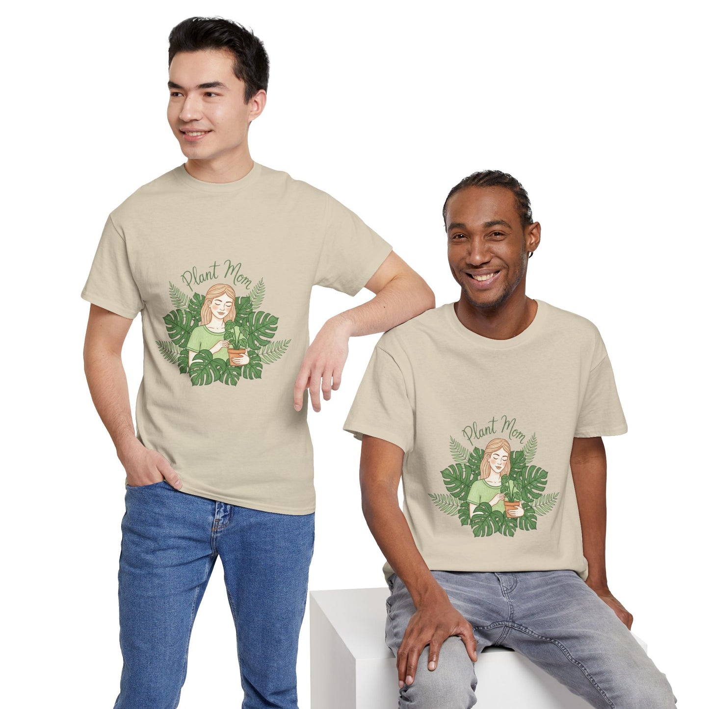 Plant Mom T-Shirt — Cute Botanical Graphic Tee for Plant Lovers