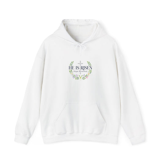 He Is Risen Hoodie | Christian Easter sweatshirt, resurrection shirt, pastel faith apparel