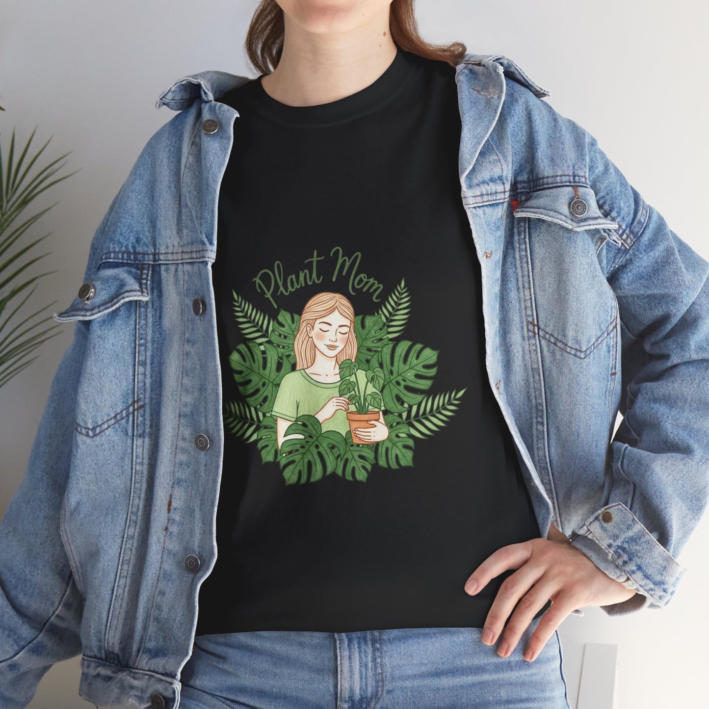 Plant Mom T-Shirt — Cute Botanical Graphic Tee for Plant Lovers