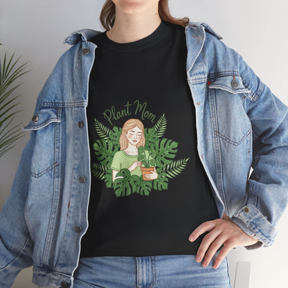 Plant Mom T-Shirt — Cute Botanical Graphic Tee for Plant Lovers