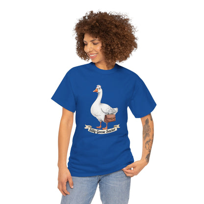 Goose Savior T-Shirt — Vintage Illustrated Goose Tee Whimsical Animal Gift