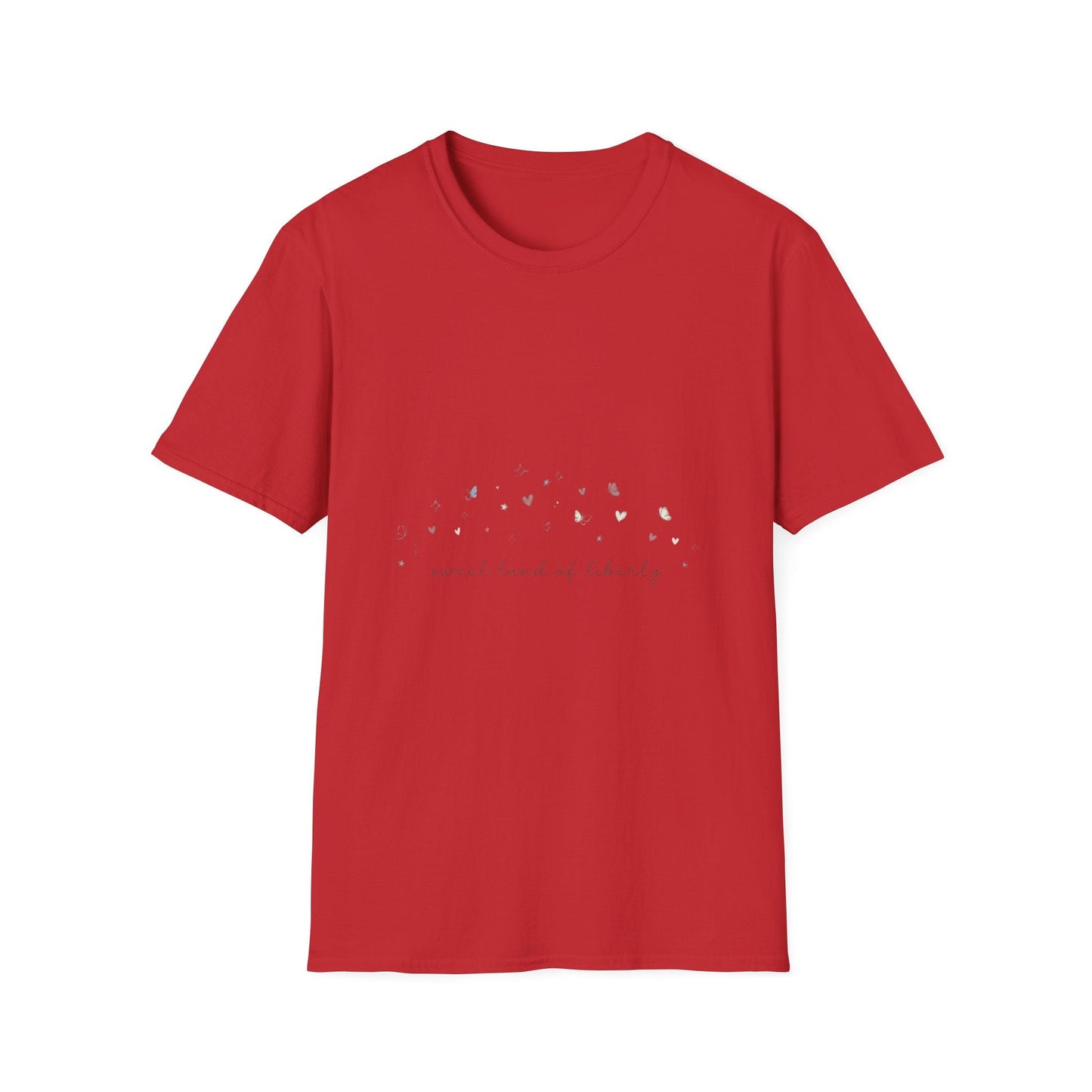Floral Minimalist T‑Shirt — "Small Kind of Lovely" Chest Script