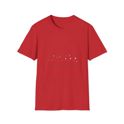 Floral Minimalist T‑Shirt — "Small Kind of Lovely" Chest Script