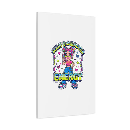 Main Character Energy Canvas | Y2K Aesthetic, Retro Internet Pop Art