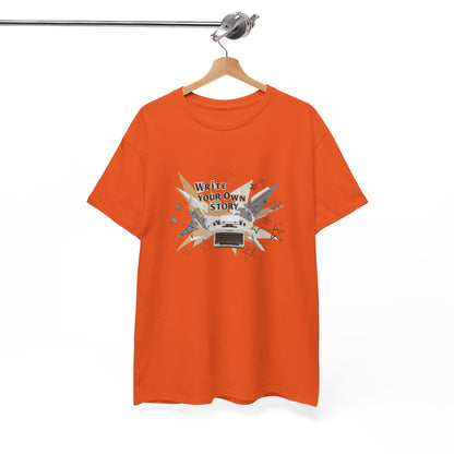 Write Your Own Story T-Shirt — Typewriter Graphic Tee Writer Gift Inspirational