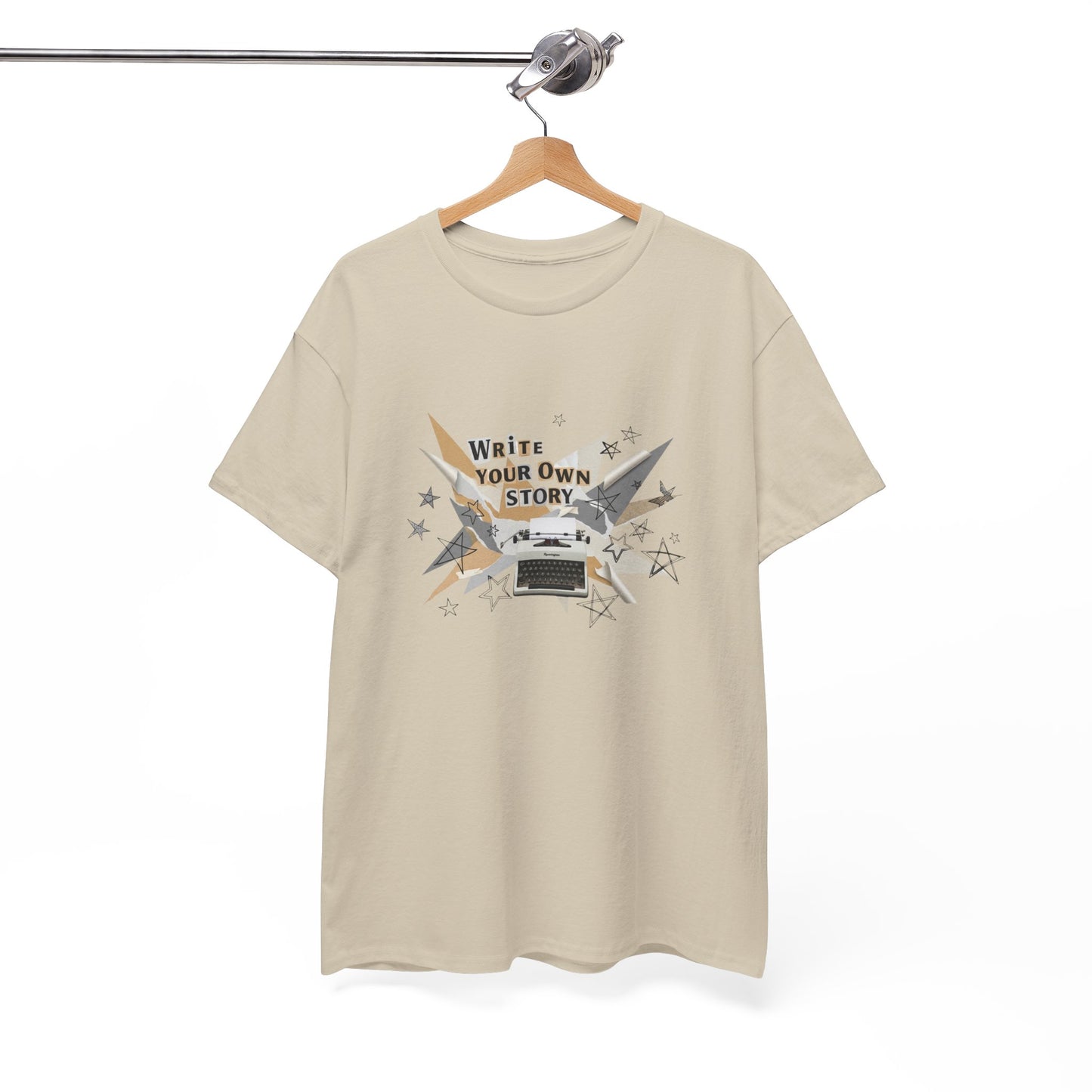 Write Your Own Story T-Shirt — Typewriter Graphic Tee Writer Gift Inspirational
