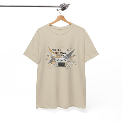 Write Your Own Story T-Shirt — Typewriter Graphic Tee Writer Gift Inspirational