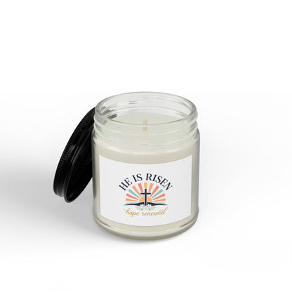 He Is Risen Soy Candle — 4oz & 9oz Scented Jar (Hope Renewed)