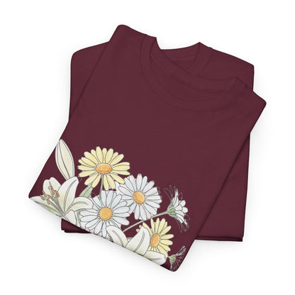 Mama Floral Tee — Pastel Daisy Bouquet Mother's Day Shirt