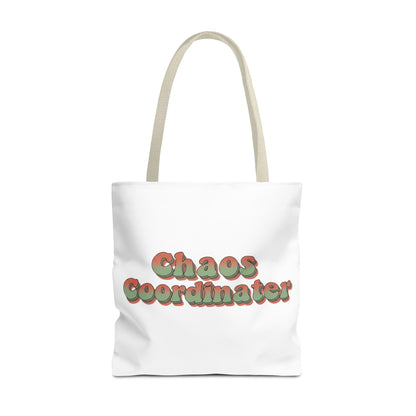 Chaos Coordinator Tote Bag Funny Gift for Mom Teacher Office Women Reusable