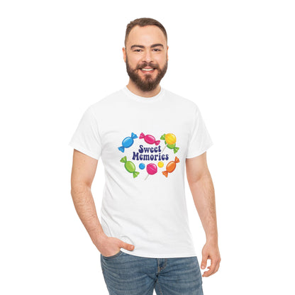 Sweet Memories Candy Tee — Retro Candy Graphic Unisex T-Shirt