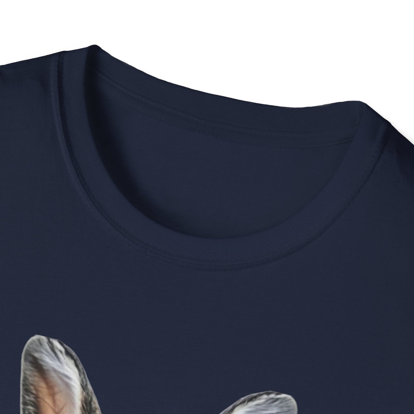 Bunny in Glasses T-Shirt — Cute Rabbit with Blue Bow Tee