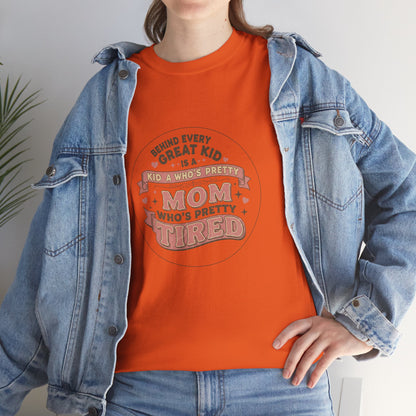 Pretty Tired Mom T-Shirt Funny Vintage Tee Gift for Mom Women Funny Mom Shirt