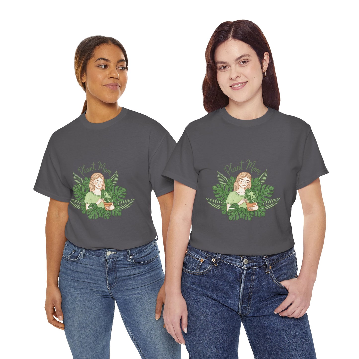 Plant Mom T-Shirt — Cute Botanical Graphic Tee for Plant Lovers