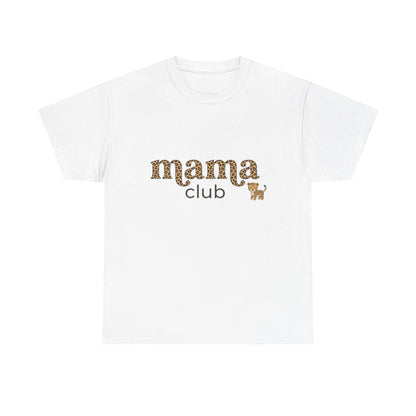 Mama Club Tee — Leopard Print 'Mama Club' Graphic T-Shirt