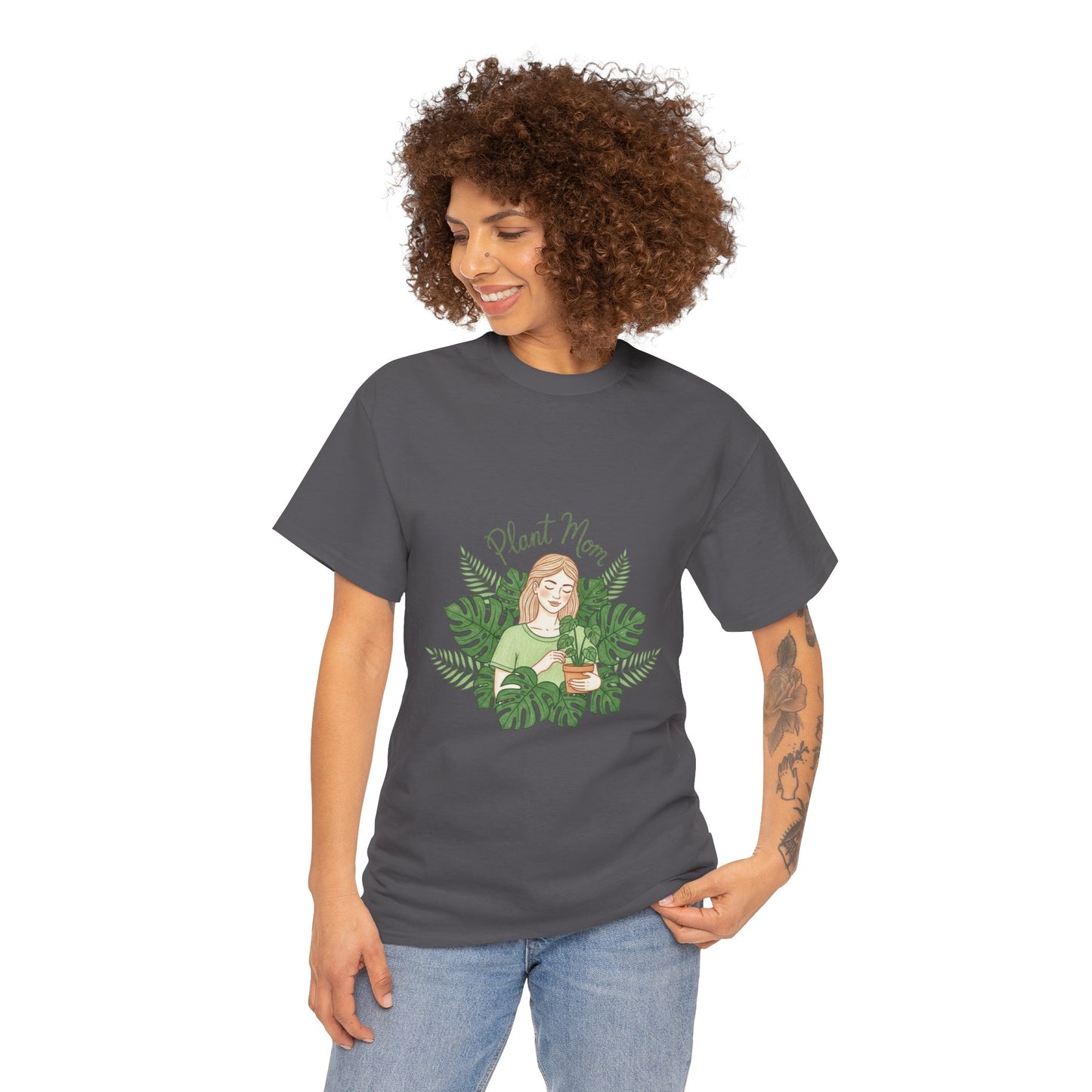 Plant Mom T-Shirt — Cute Botanical Graphic Tee for Plant Lovers