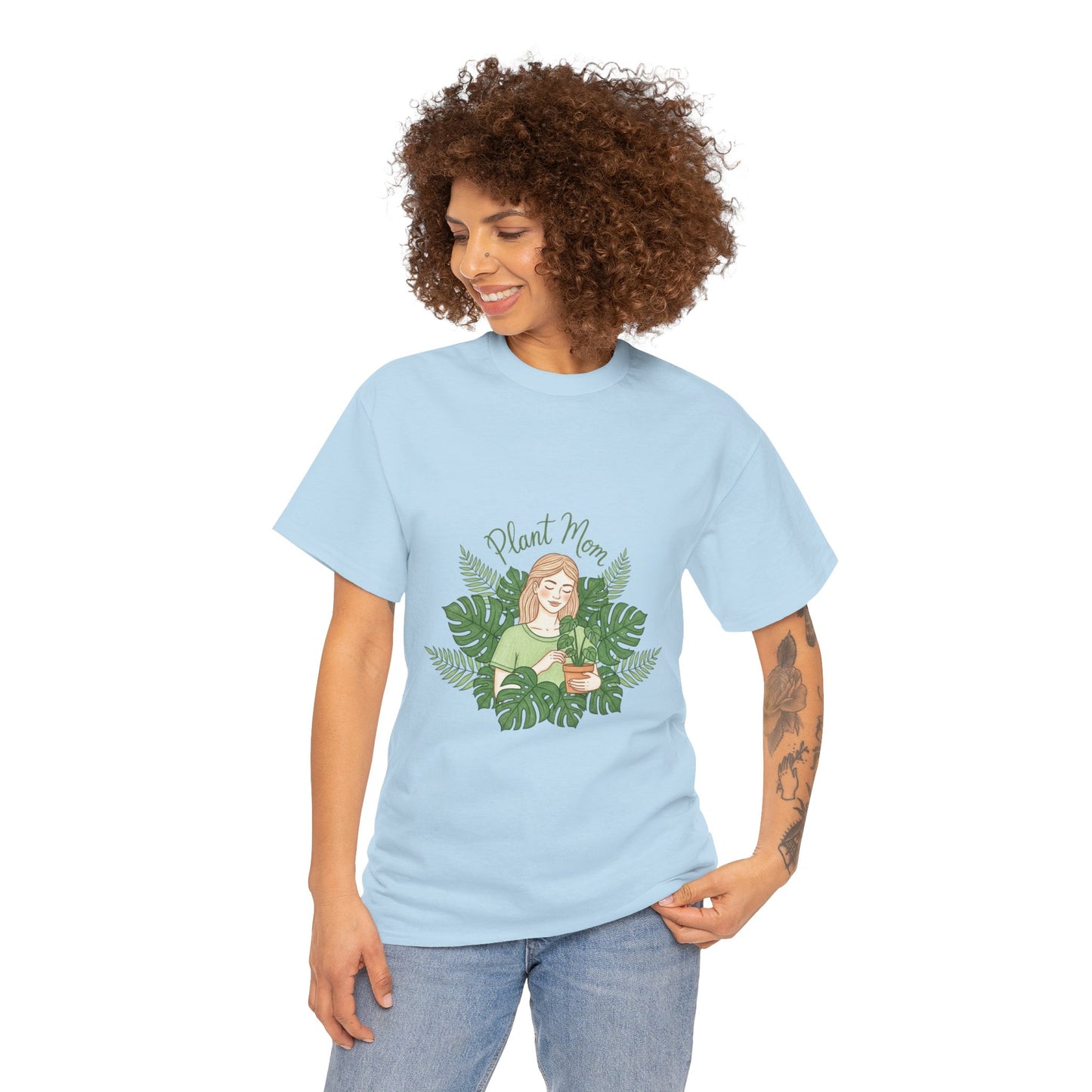 Plant Mom T-Shirt — Cute Botanical Graphic Tee for Plant Lovers