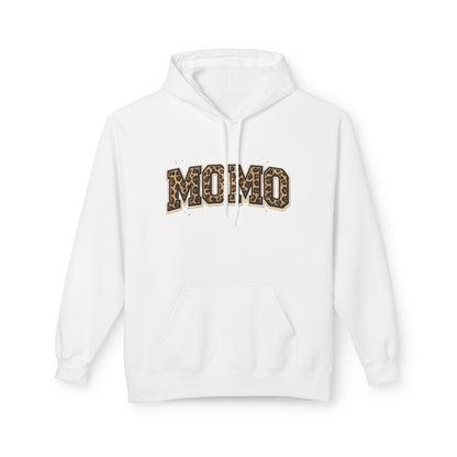MOMO Leopard Print Hoodie | Mom Mom Lettering, Animal Print