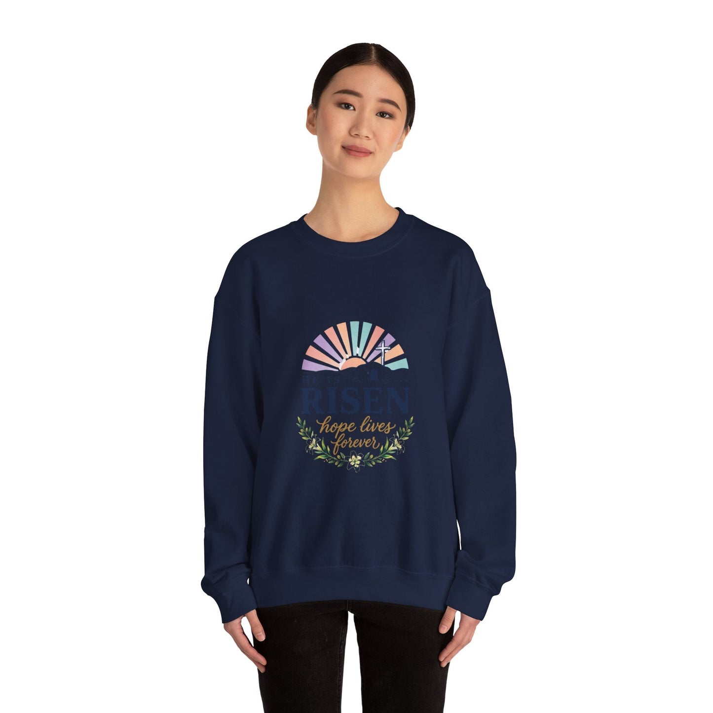 He Is Risen sweatshirt | Christian Easter sweatshirt, resurrection shirt, pastel faith apparel