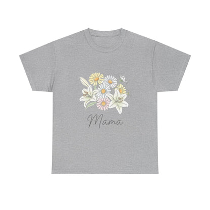 Mama Floral Tee — Pastel Daisy Bouquet Mother's Day Shirt