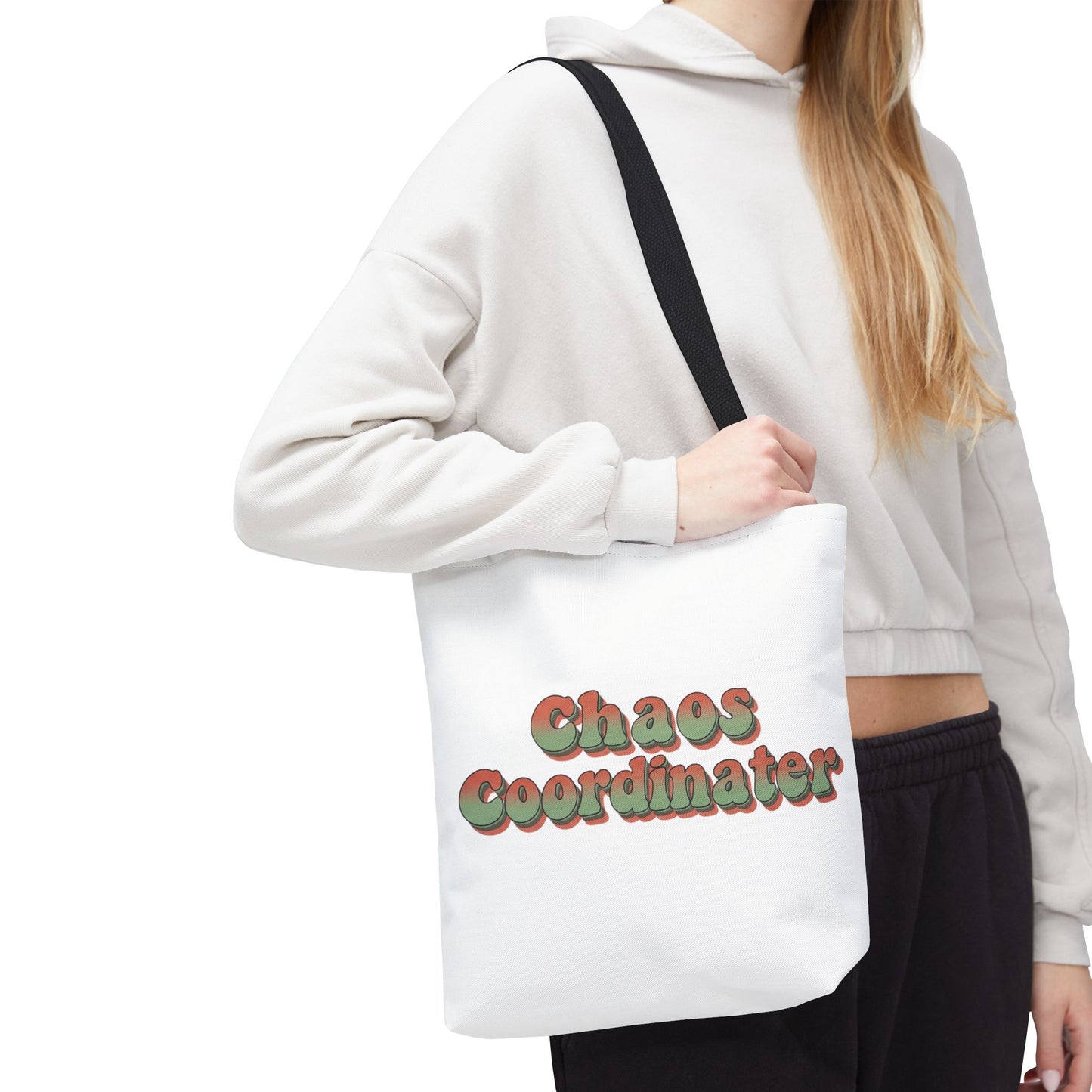 Chaos Coordinator Tote Bag Funny Gift for Mom Teacher Office Women Reusable