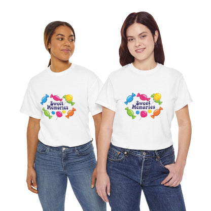 Sweet Memories Candy Tee — Retro Candy Graphic Unisex T-Shirt