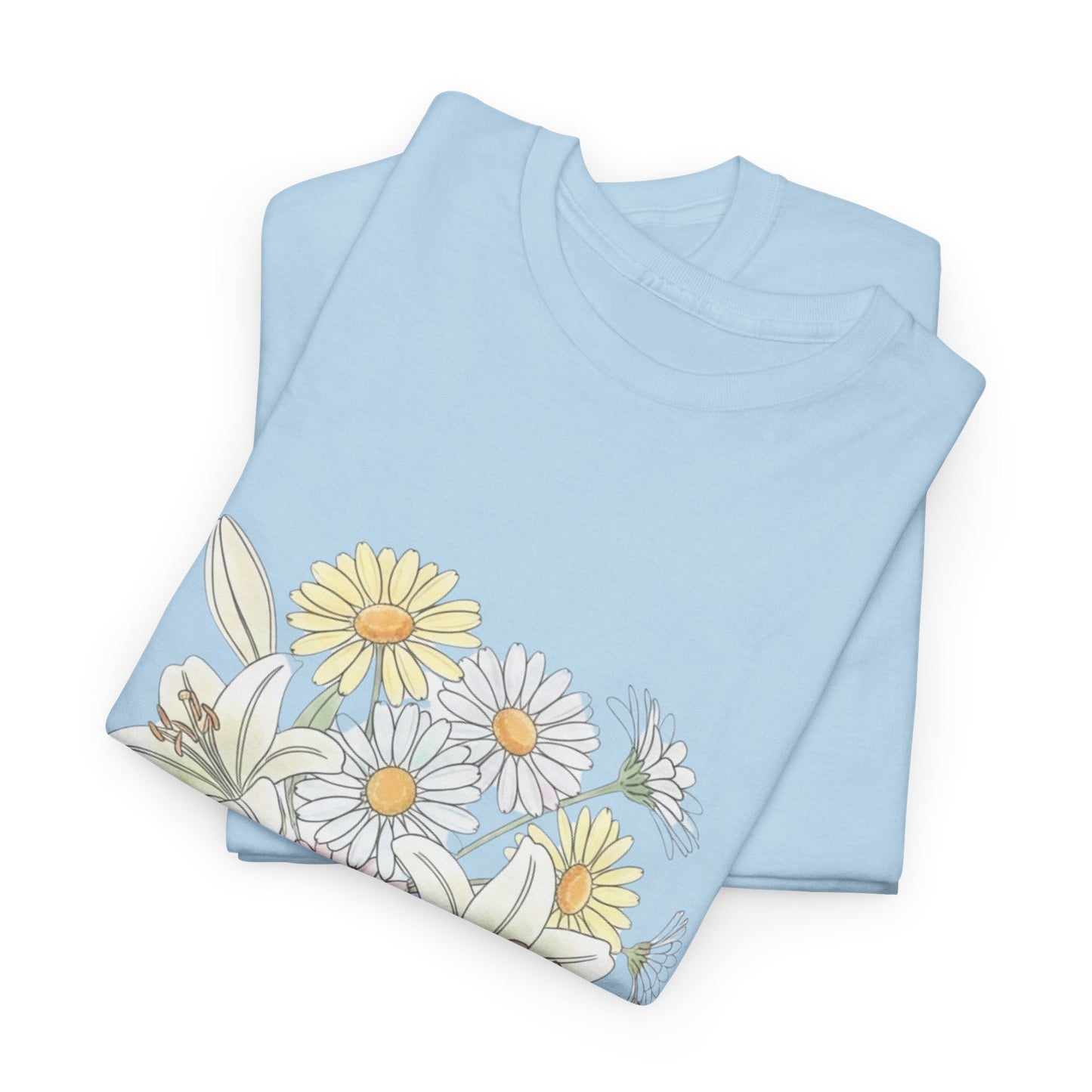 Mama Floral Tee — Pastel Daisy Bouquet Mother's Day Shirt