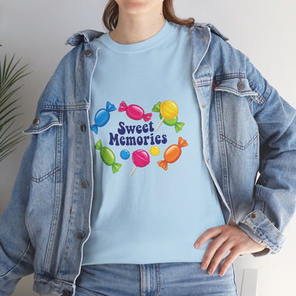 Sweet Memories Candy Tee — Retro Candy Graphic Unisex T-Shirt