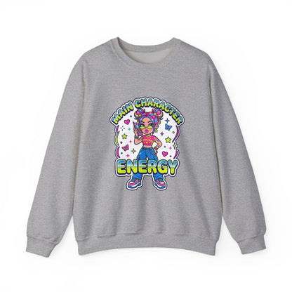 Main Character Energy Sweatshirt | Y2K aesthetic, 2000s retro internet style