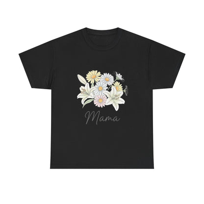 Mama Floral Tee — Pastel Daisy Bouquet Mother's Day Shirt
