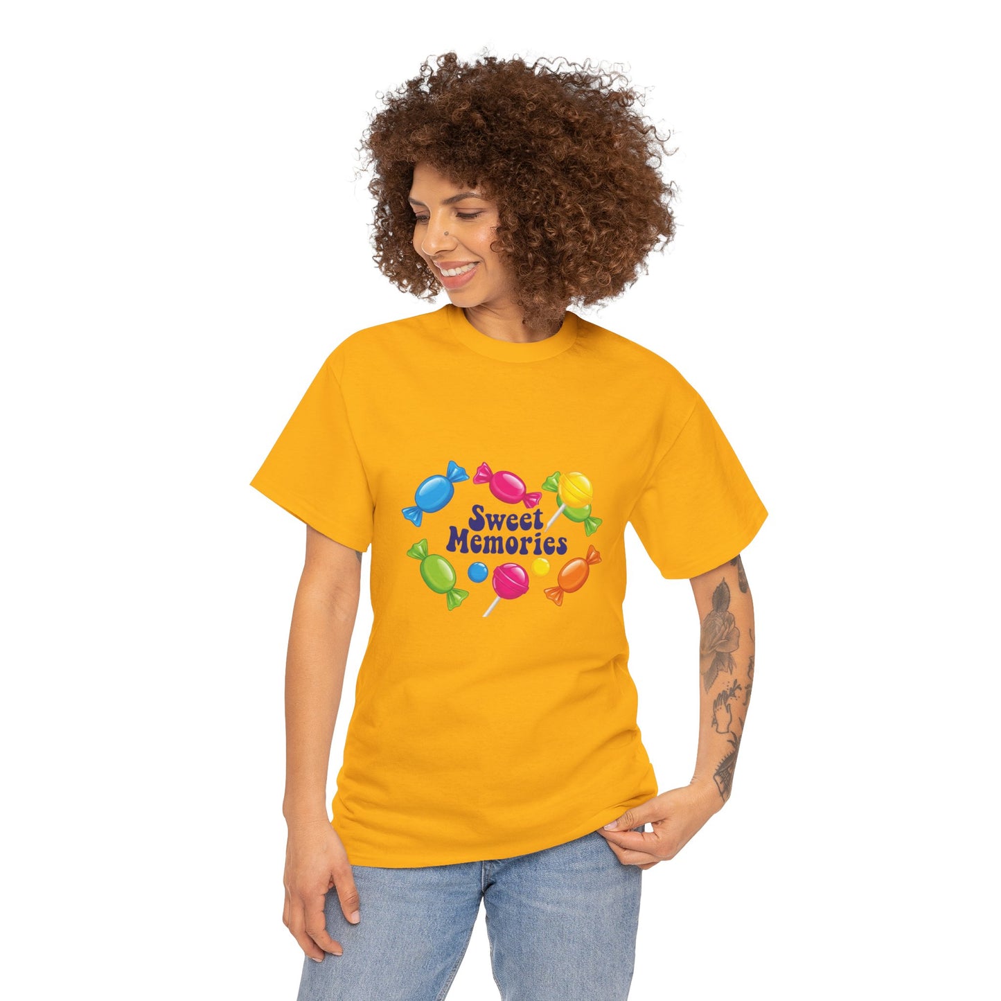 Sweet Memories Candy Tee — Retro Candy Graphic Unisex T-Shirt