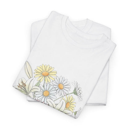 Mama Floral Tee — Pastel Daisy Bouquet Mother's Day Shirt