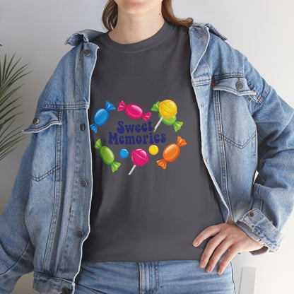 Sweet Memories Candy Tee — Retro Candy Graphic Unisex T-Shirt