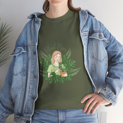 Plant Mom T-Shirt — Cute Botanical Graphic Tee for Plant Lovers