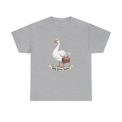 Goose Savior T-Shirt — Vintage Illustrated Goose Tee Whimsical Animal Gift