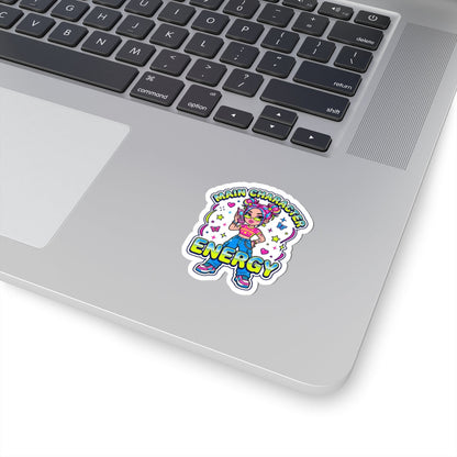 Main Character Energy Sticker | Y2K aesthetic, 2000s retro internet style