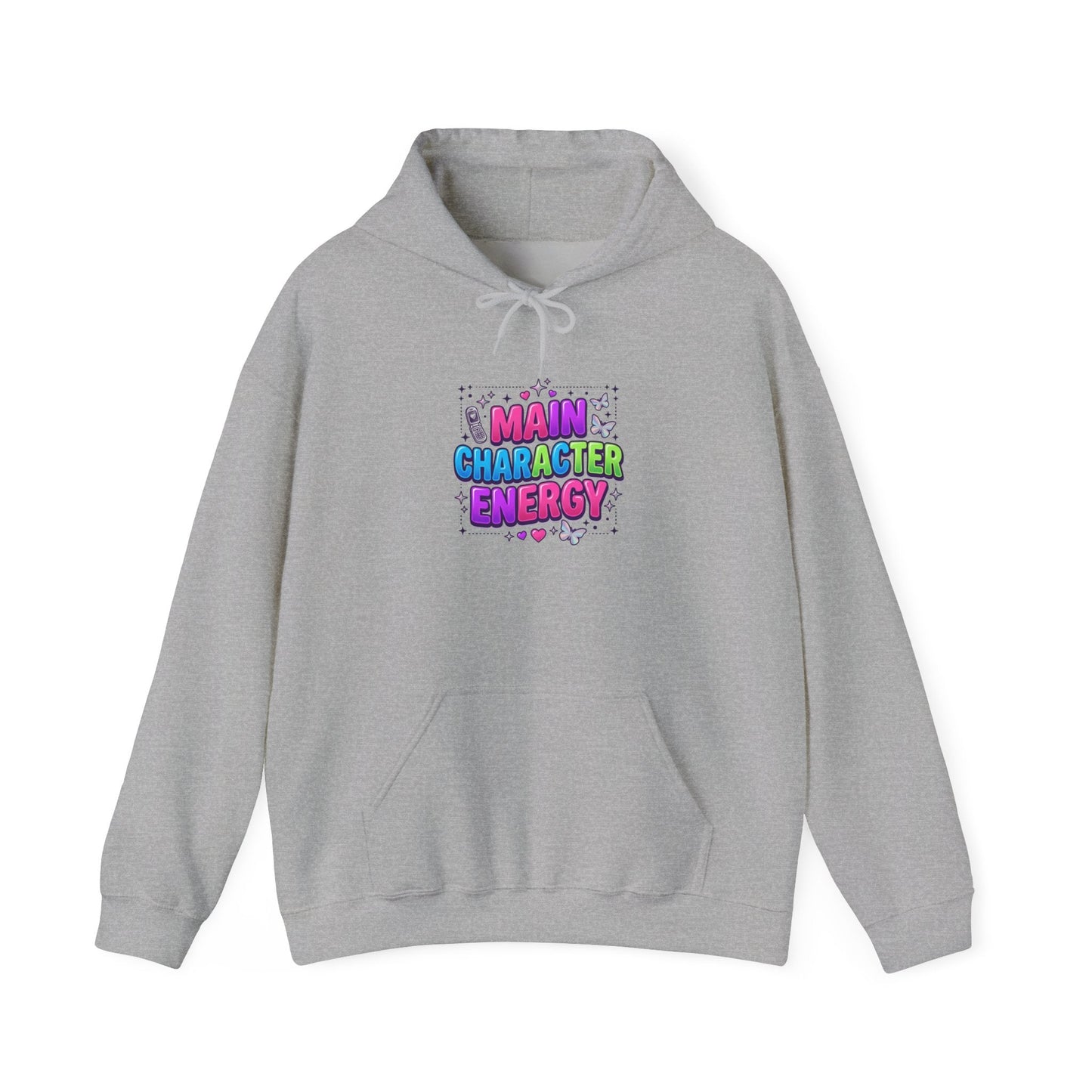 Main Character Energy Hoodie | Y2K aesthetic, 2000s retro internet style