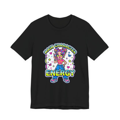 Main Character Energy Tee | Y2K aesthetic, 2000s retro internet shirt