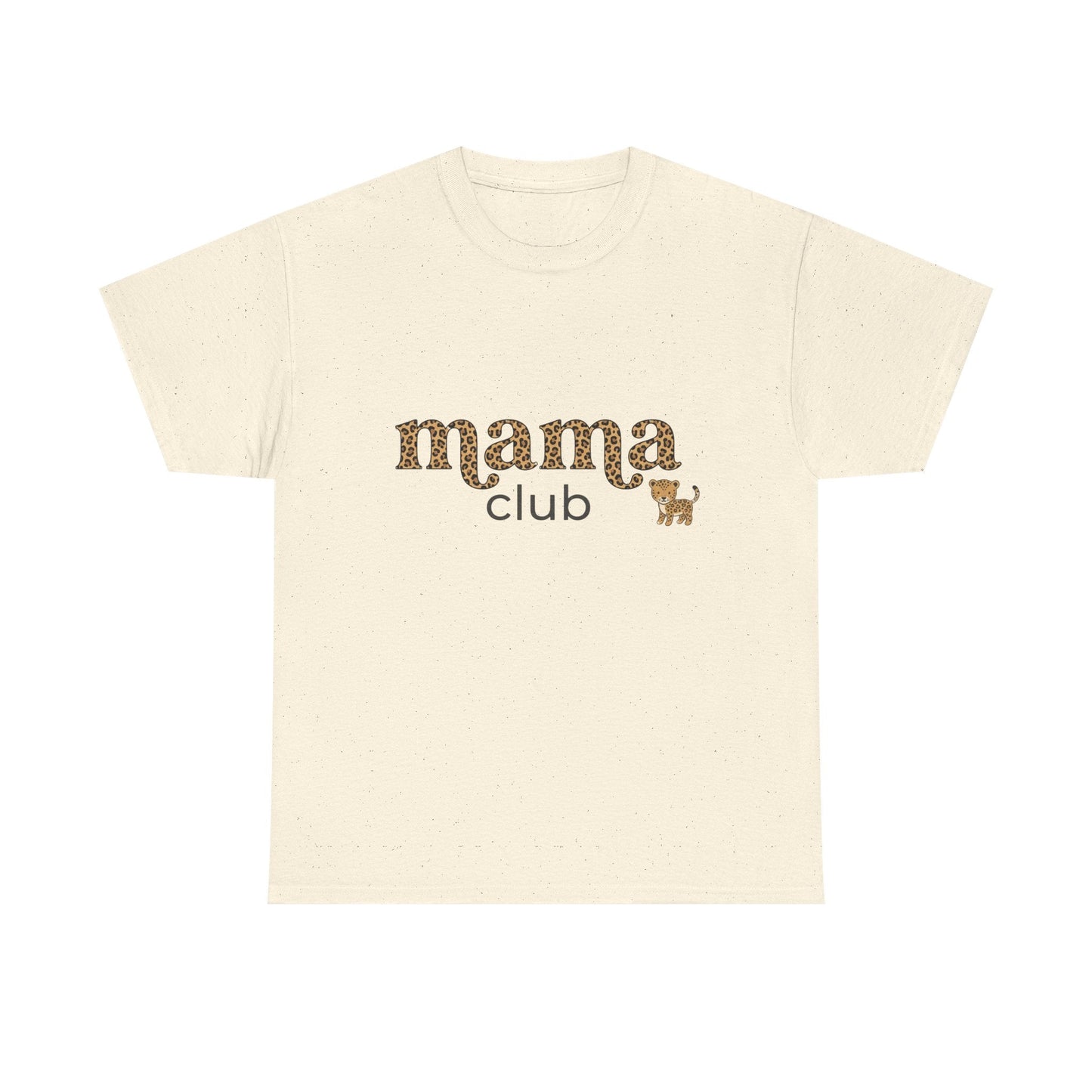 Mama Club Tee — Leopard Print 'Mama Club' Graphic T-Shirt