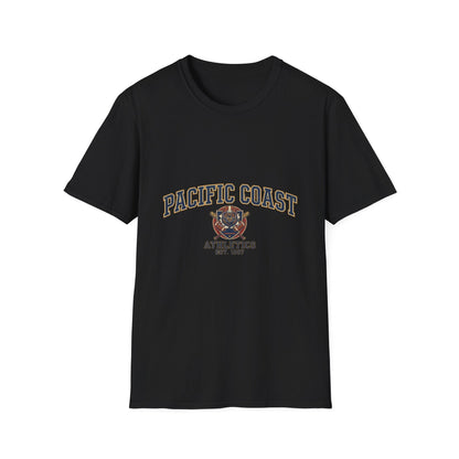 Pacific Coast Athletics T-Shirt — Vintage Bear College Tee