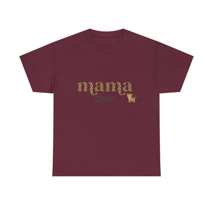 Mama Club Tee — Leopard Print 'Mama Club' Graphic T-Shirt