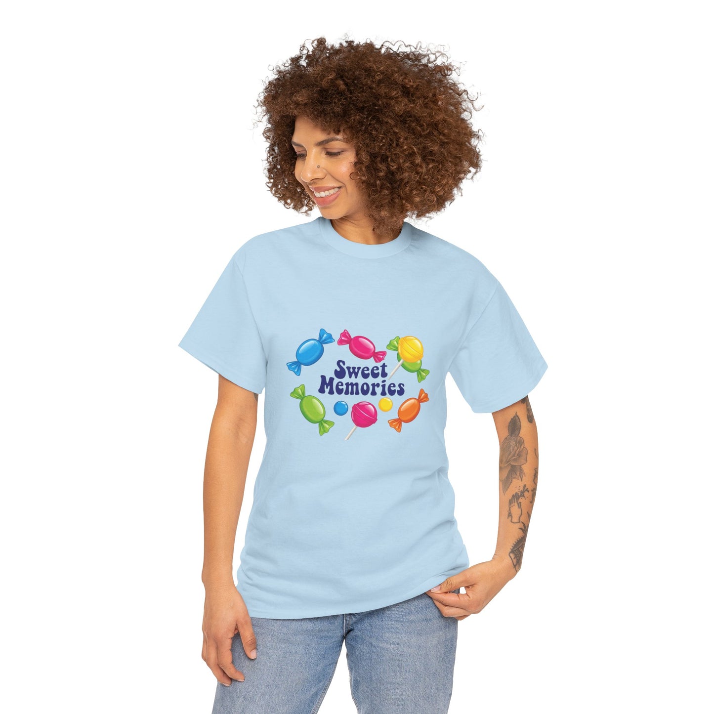 Sweet Memories Candy Tee — Retro Candy Graphic Unisex T-Shirt