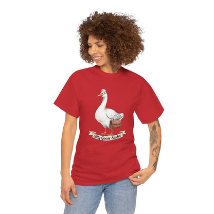Goose Savior T-Shirt — Vintage Illustrated Goose Tee Whimsical Animal Gift
