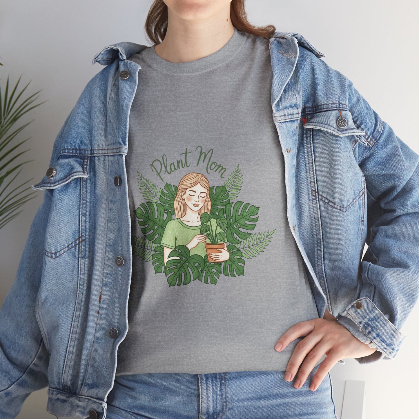 Plant Mom T-Shirt — Cute Botanical Graphic Tee for Plant Lovers