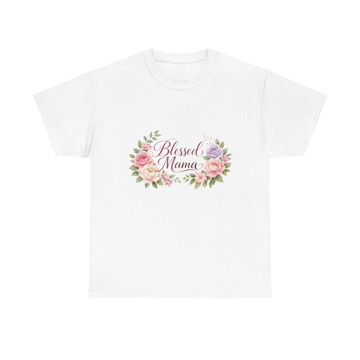 Blessed Mama Floral T-Shirt — Mother's Day Gift Tee