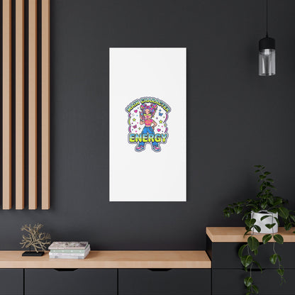 Main Character Energy Canvas | Y2K Aesthetic, Retro Internet Pop Art