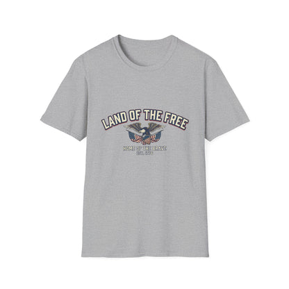 Land of the Free Eagle T-Shirt — Patriotic American Flag Tee